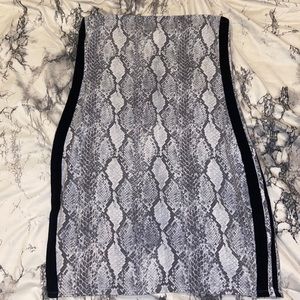 Express Snake Bodycon Dress